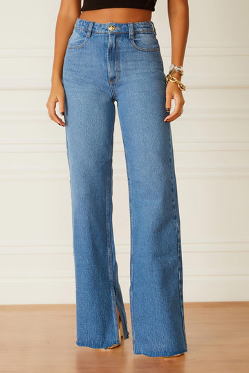 FABULOUS AGILITÀ - Calça Jeans Wide Leg - Inverno 22